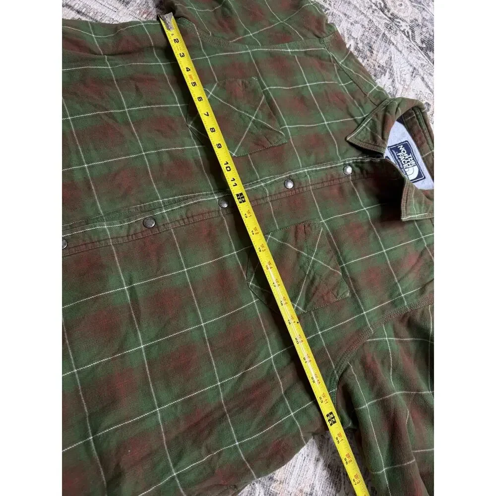 The North Face Campshire Plaid Flannel Insulated Shirt Jacket Shacket Men's XL
